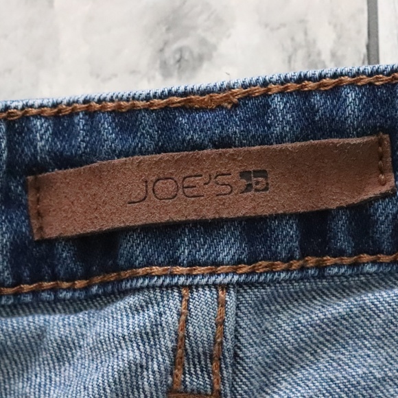 JOE'S JEANS HIGH WAISTED DISTRESSED SHORTS - Picture 4 of 6